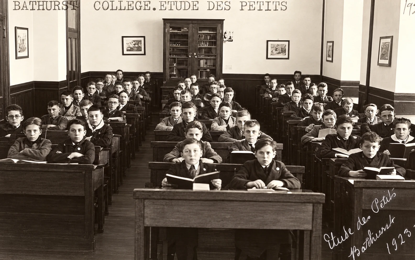 Estudio de los niños en 1923