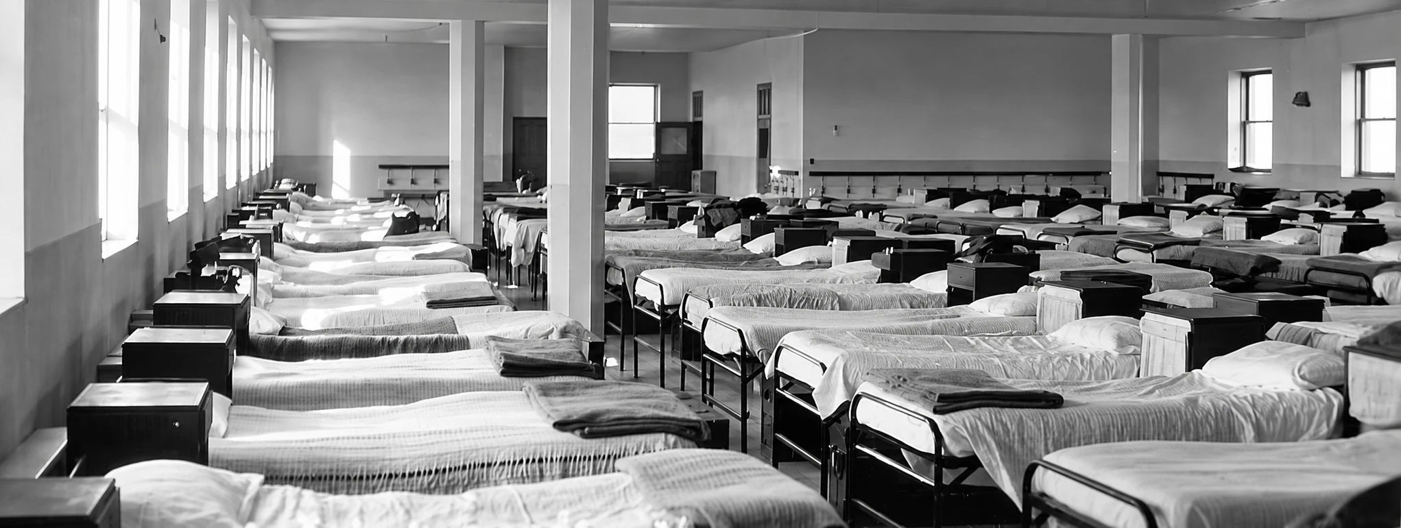 Dormitorios en 1949