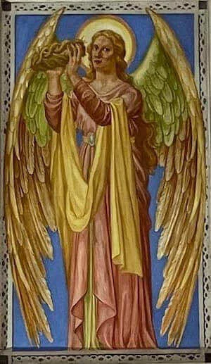 Ángel con la corona de espinas
