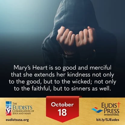 Imagen del 18 de octubre: la misericordia del Corazón de María